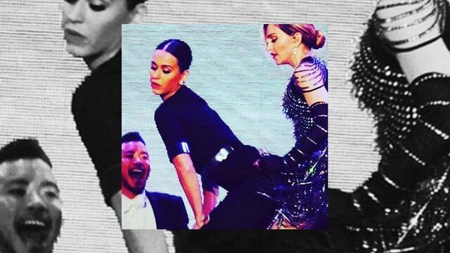 Perry fue invitada especial del Rebel Heart Tour de Madonna. 