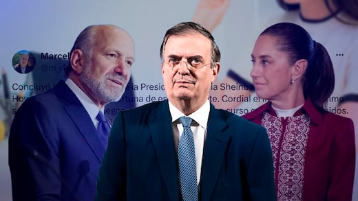 Ebrard informa que concluyó la conversación entre Sheinbaum y Howard Lutnick