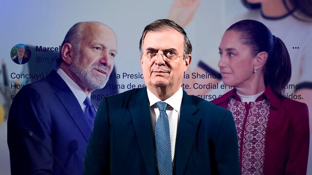 Ebrard confirma conclusión de la conversación entre Sheinbaum y Howard Lutnick