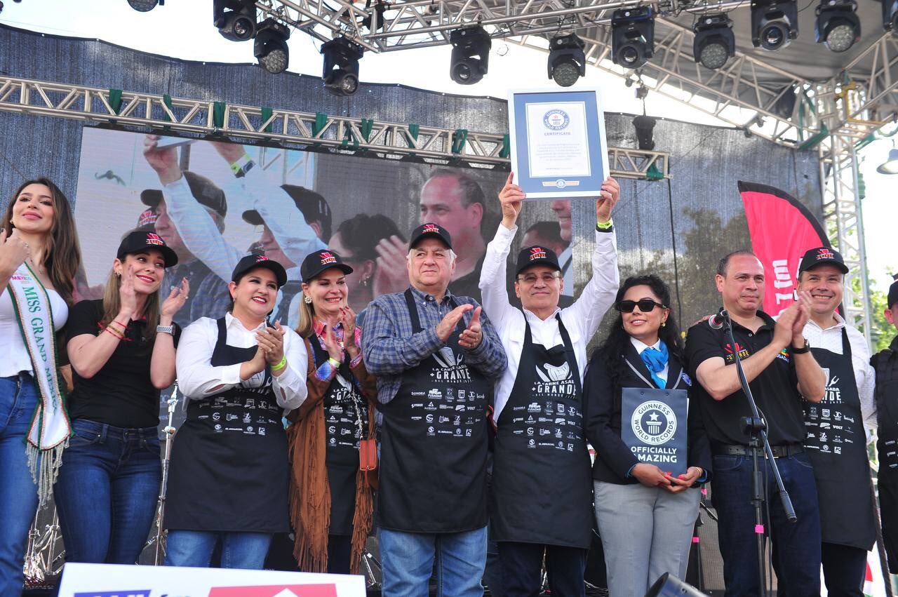 Sonora rompe récord Guinness al hacer la Carne asada más grande del mundo