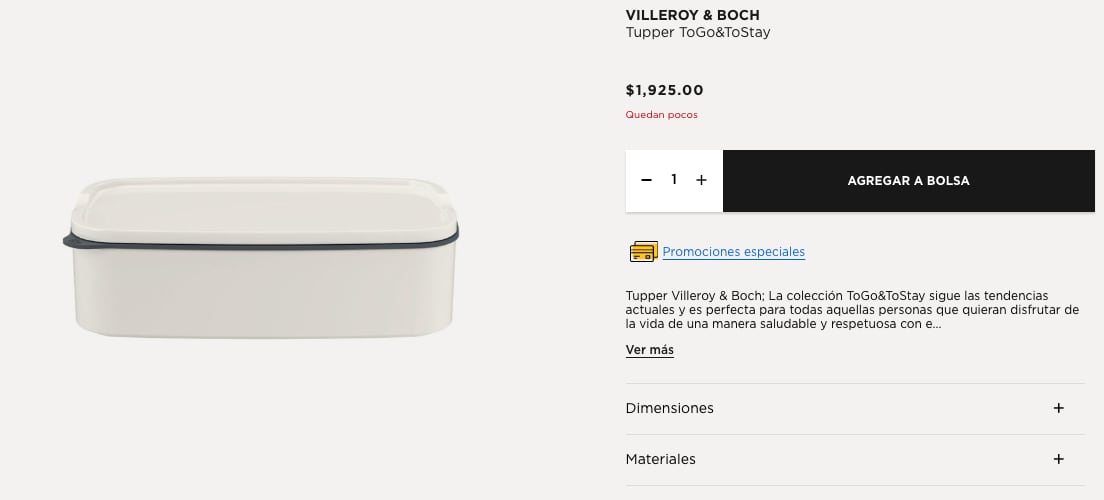 Un Tupper en Palacio de Hierro cuesta más que uno de tianguis.