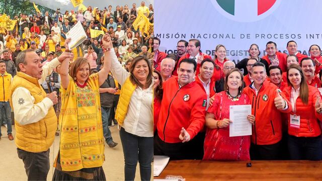 Xóchitl Gálvez precandidata del PRI y PRD
