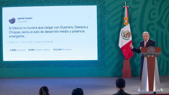 AMLO exhibe a Quadri