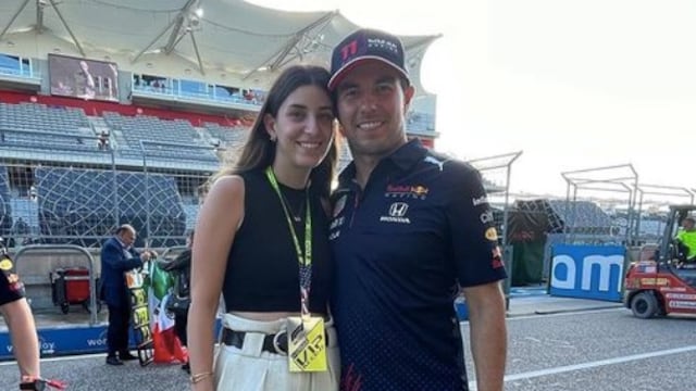 Carola Martínez, esposa de Checo Pérez