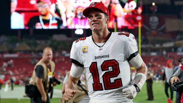 Tom Brady en un partido de los Tampa Bay Buccaneers.