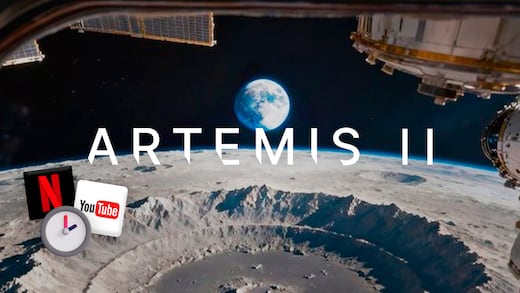 Artemis II: a qué hora ver en vivo el sobrevuelo lunar en Netflix y YouTube