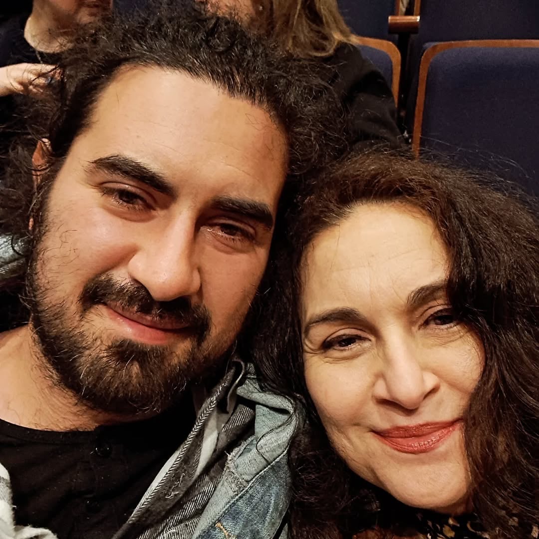 Lorene Prieto y su hijo