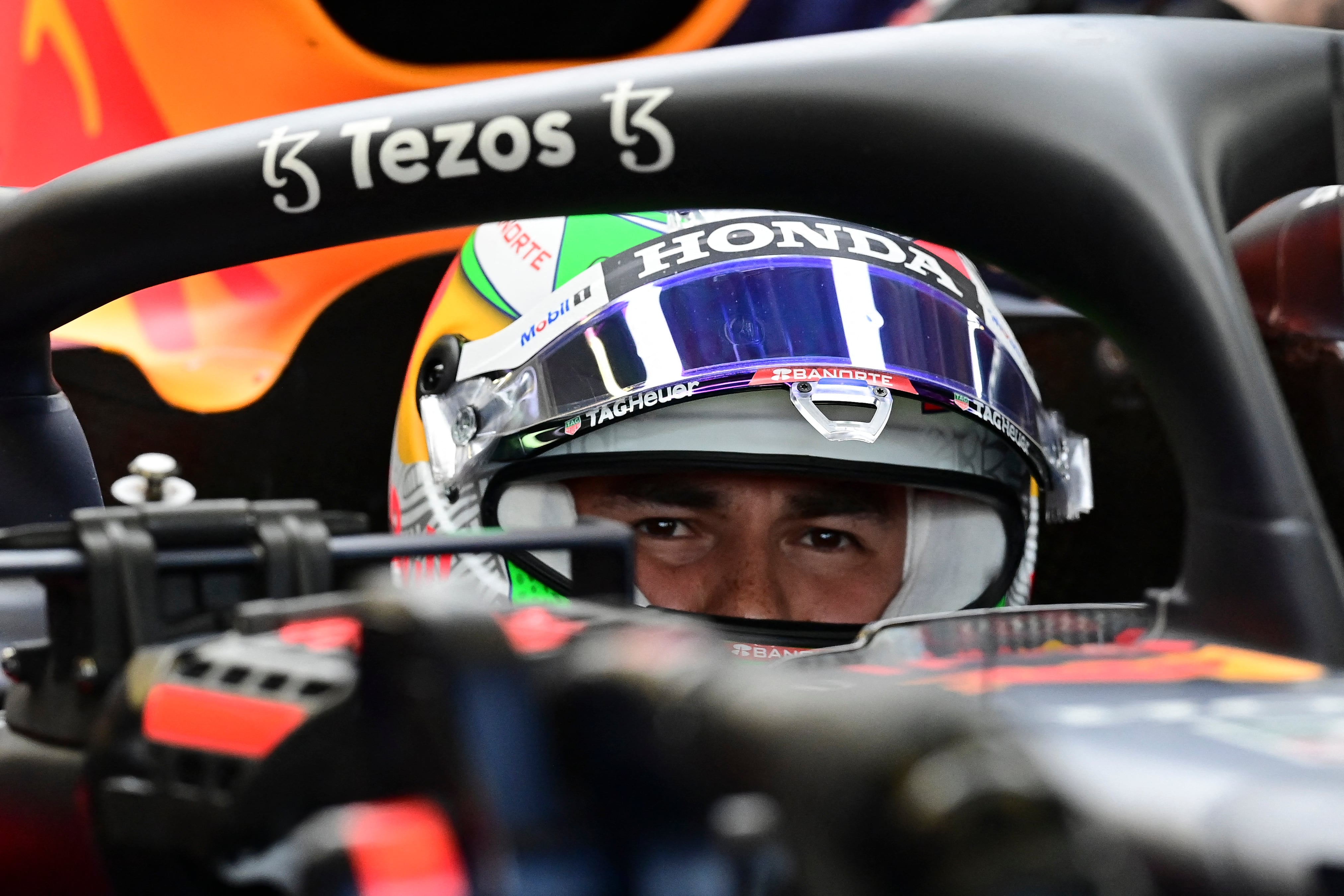 Checo Pérez en el GP de México