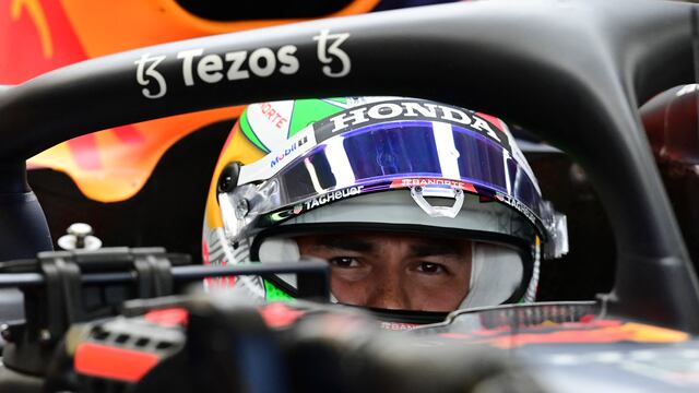 Checo Pérez en el GP de México