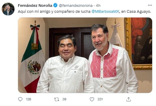 Miguel Barbosa y Noroña