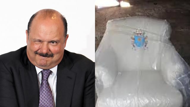 César Duarte se apropió del la silla del papa Francisco