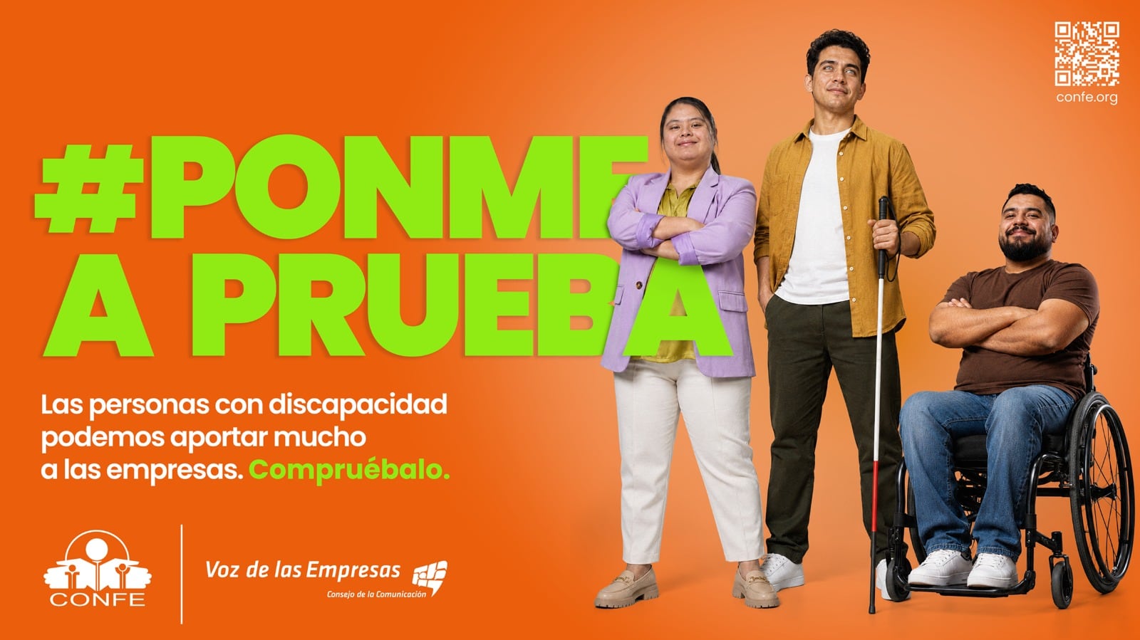 CONFE y Consejo de la Comunicación lanzan “Ponme a Prueba”