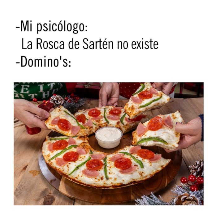 Domino's Reyes hizo de su Rosca de Reyes una realidad.