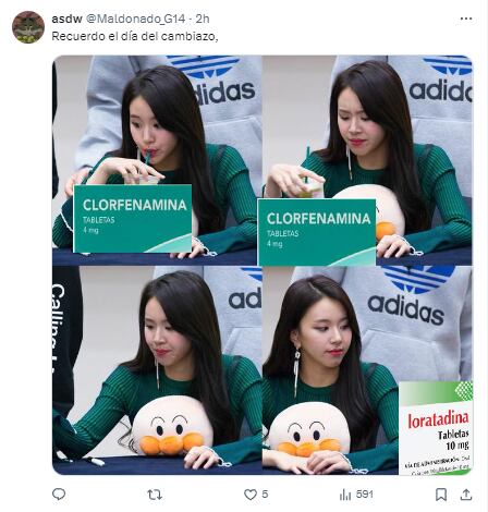 Memes de la loratadina porque es una aliado para las cenizas del Popocatépetl y la 'rara gripe'