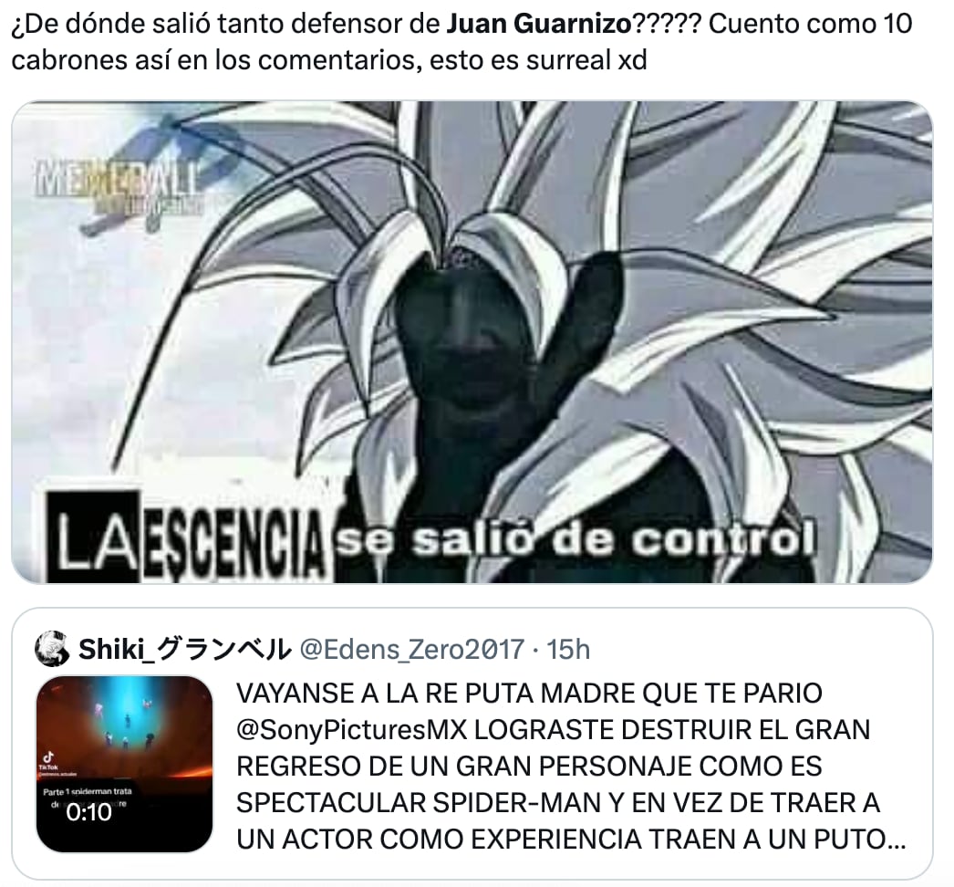 Memes se burlan de JuanSGuarnizo tras filtrarse su doblaje en Spider-Man: Across the Spider-Verse