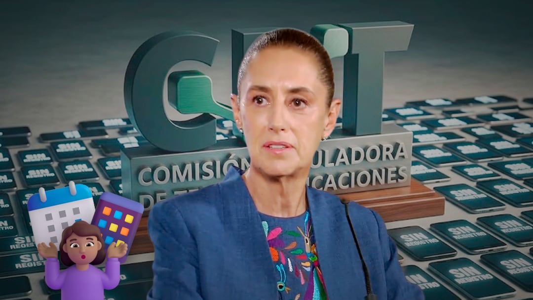 Sheinbaum deja en manos de la CRT posible prórroga para registrar líneas telefónicas