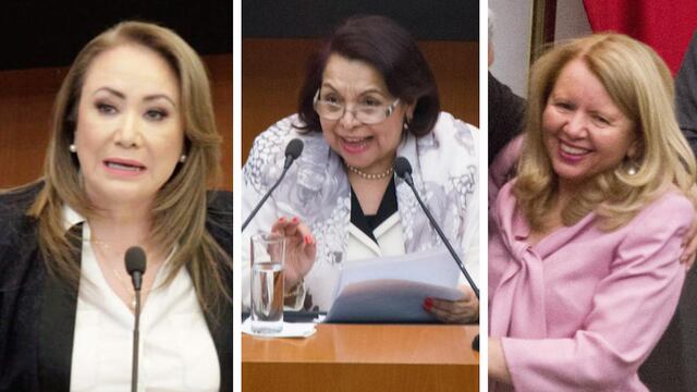 Yazmín Esquivel, Celia Maya y Loretta Ortiz