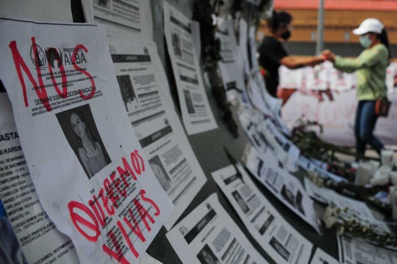 Protesta por el caso de Debanhi