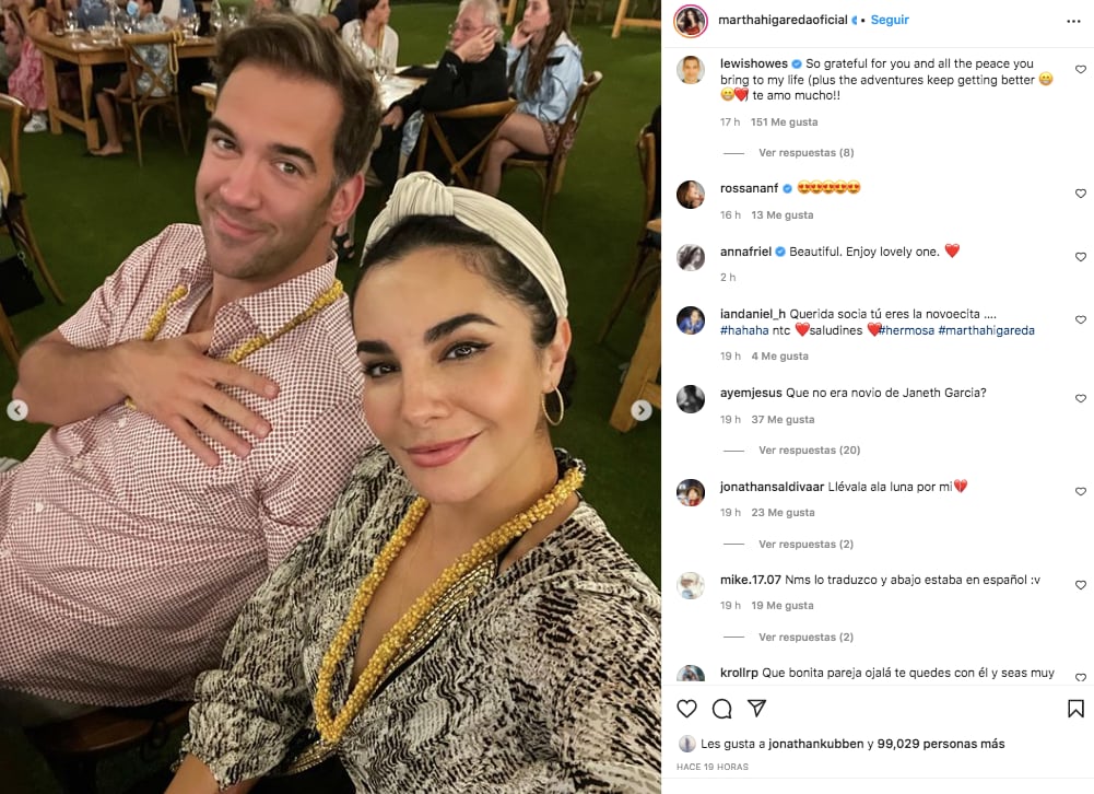 Martha Higareda y Lewis Howes