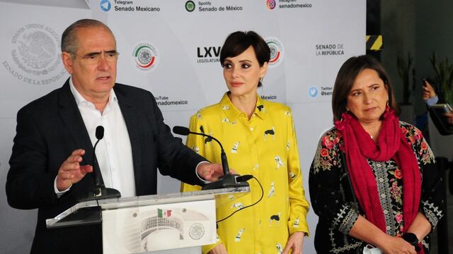 Senadores del PAN contra Adán Augusto López