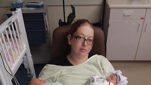 Dannette Giltz no sabía que estaba embarazada