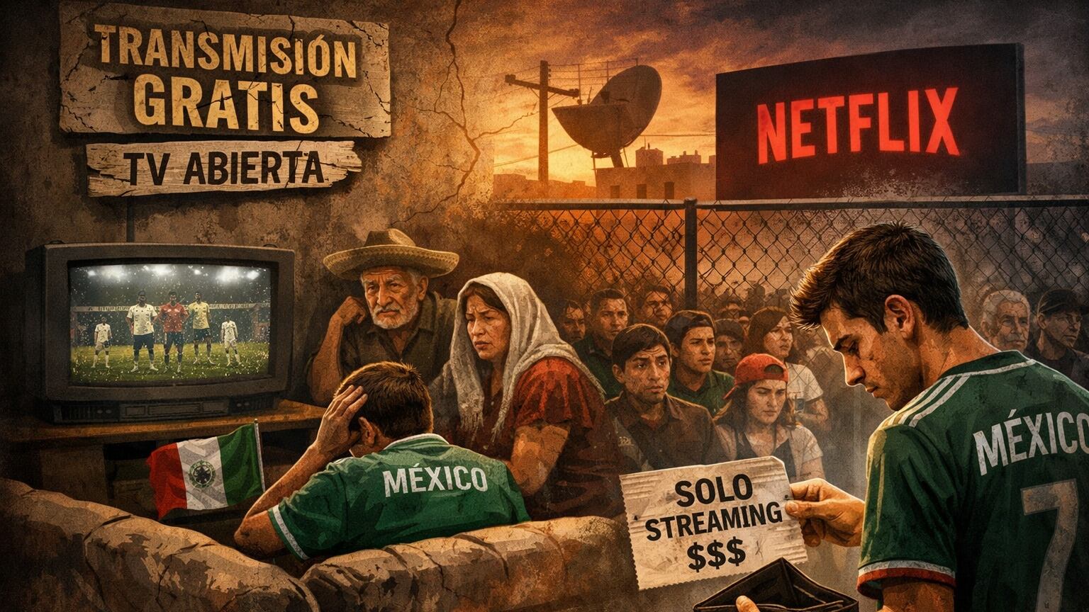 Netflix atenta contra afición de la Selección Mexicana para la Copa Oro