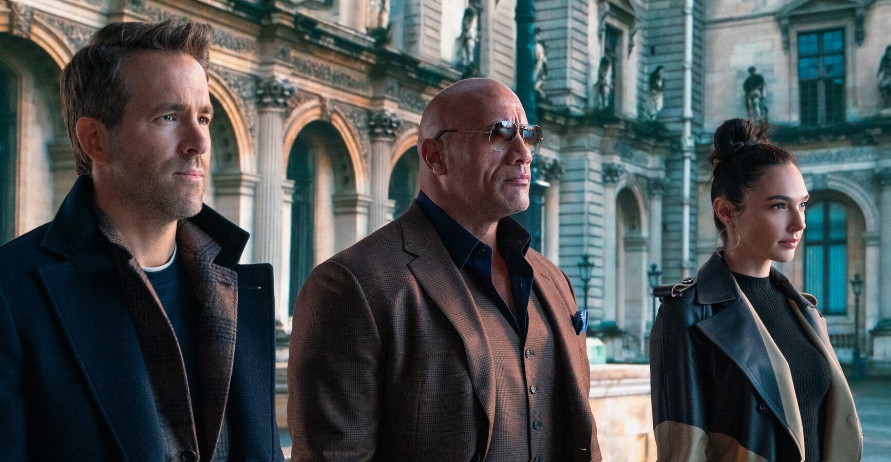 Red Notice protagonizada por Gal Gadot, Ryan Reynolds y Dwayne Johnson