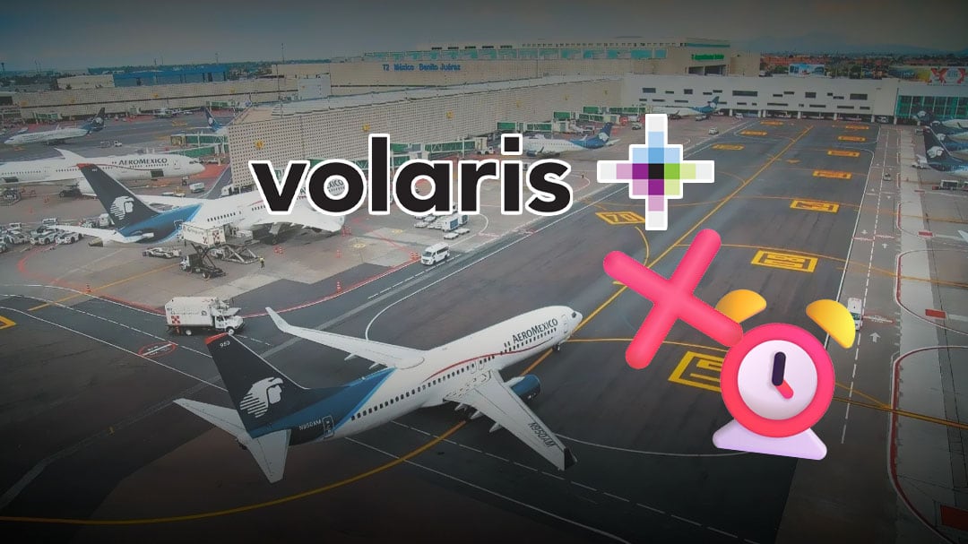 Cancelaciones de vuelos de Volaris afectan AICM y otros aeropuertos de México