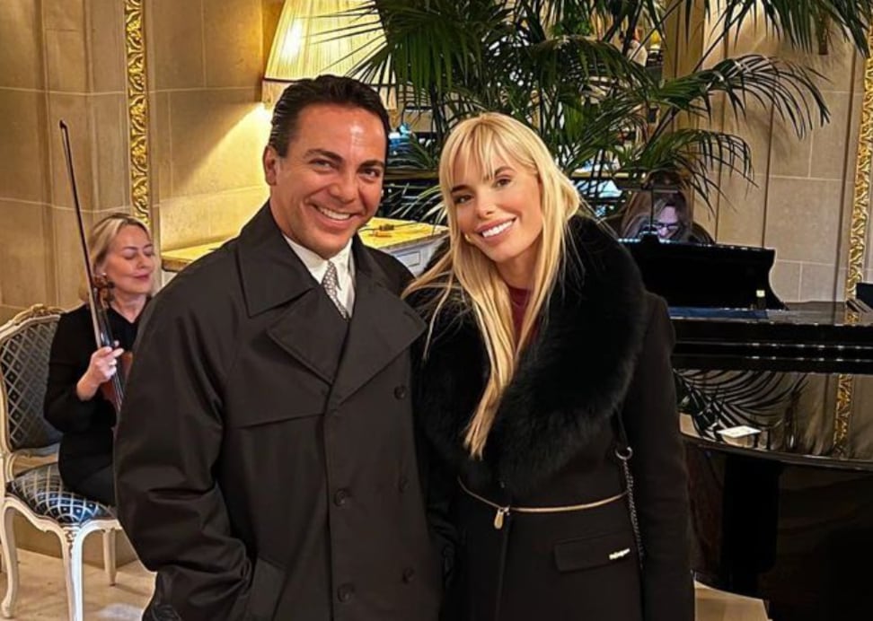 Cristian Castro y su novia Ingrid Wagner