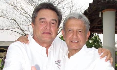 Pío y Andrés López Obrador