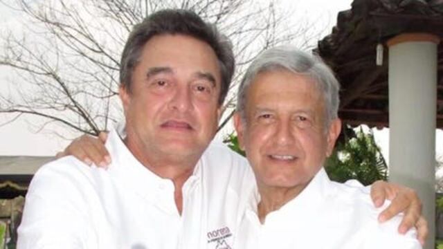 Pío y Andrés Manuel López Obrador