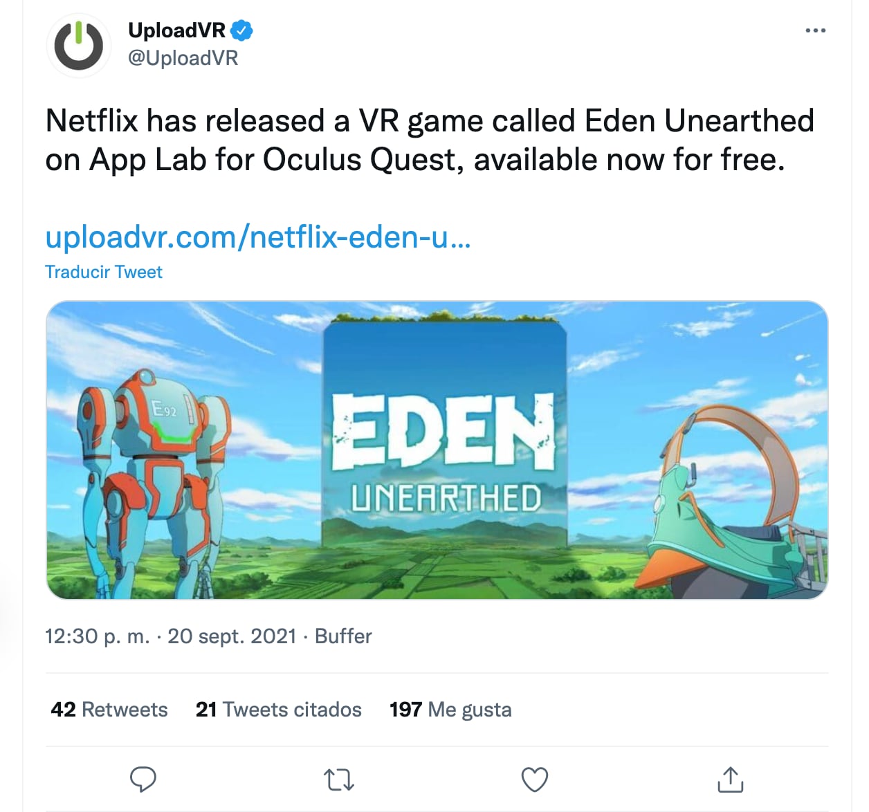 Netflix estrena su primero videojuego 'Eden Unearthed'
