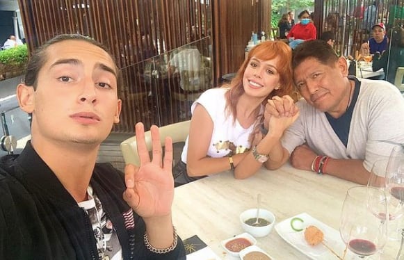 Juan Osorio junto a su novia Eva Daniela y su hijo Emilio