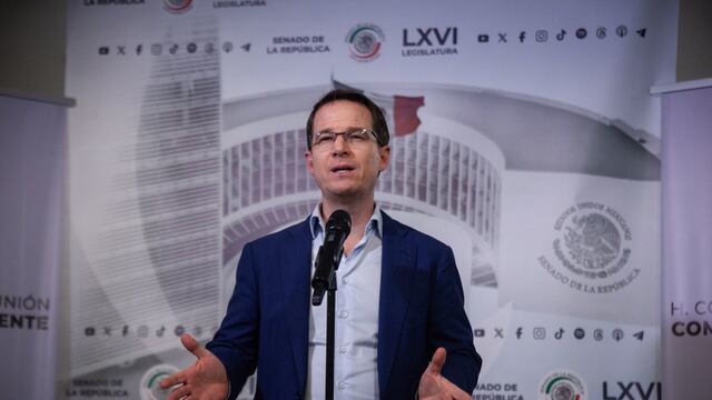 Ricardo Anaya, senador del grupo parlamentario PAN