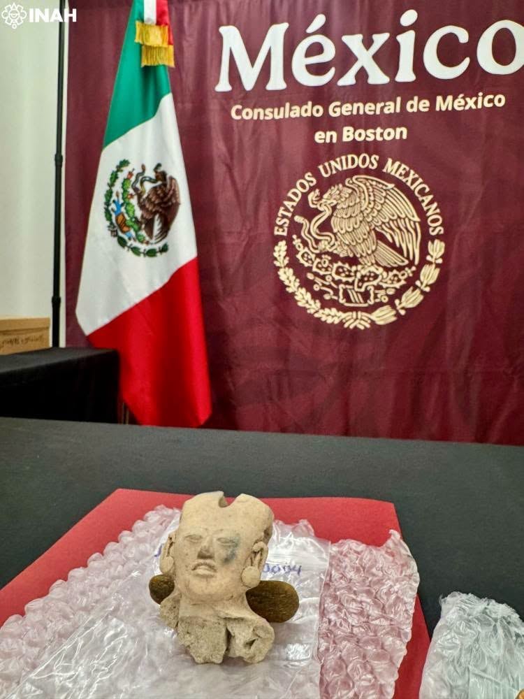 México recupera 1,132 bienes arqueológicos prehispánicos de Estados Unidos