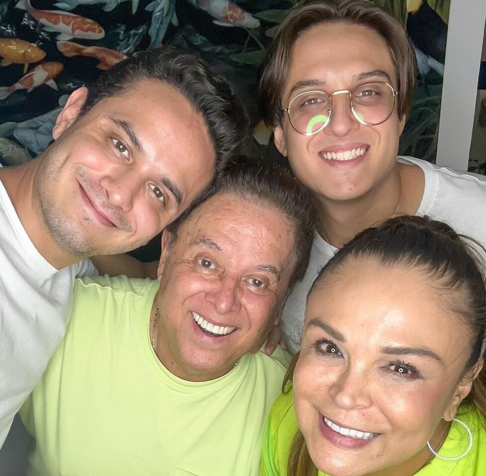Brenda Bezares y su familia