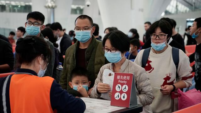 China en alerta por coronavirus de Wuhan.