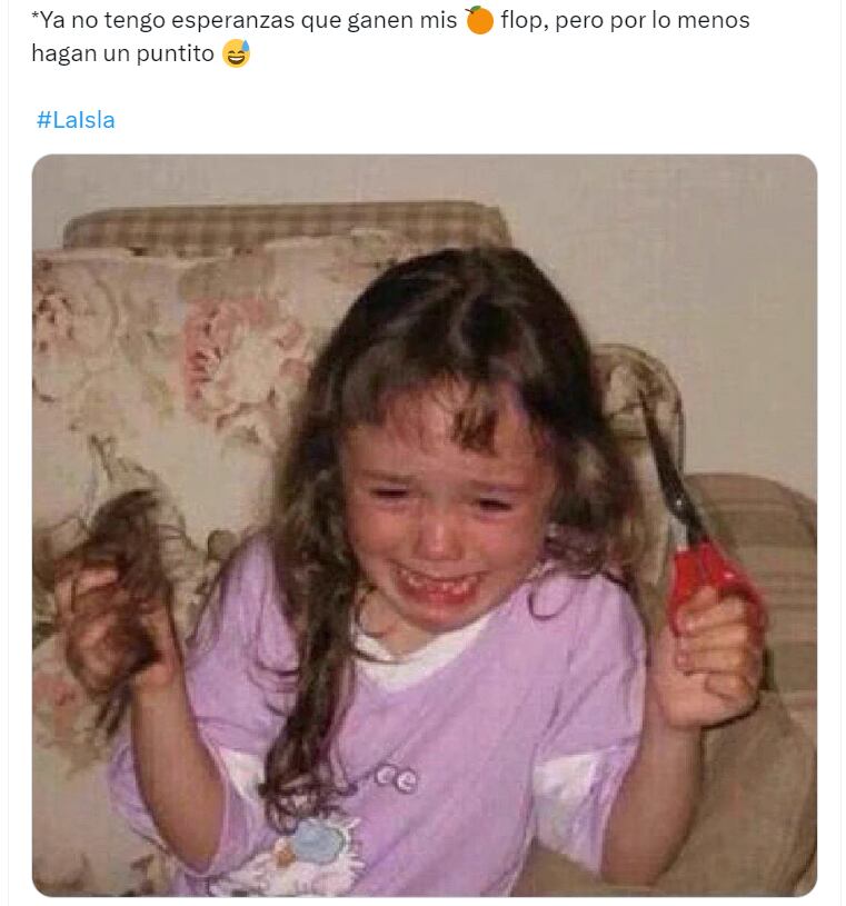 Memes de La Isla 2023 y el perdedor equipo naranja