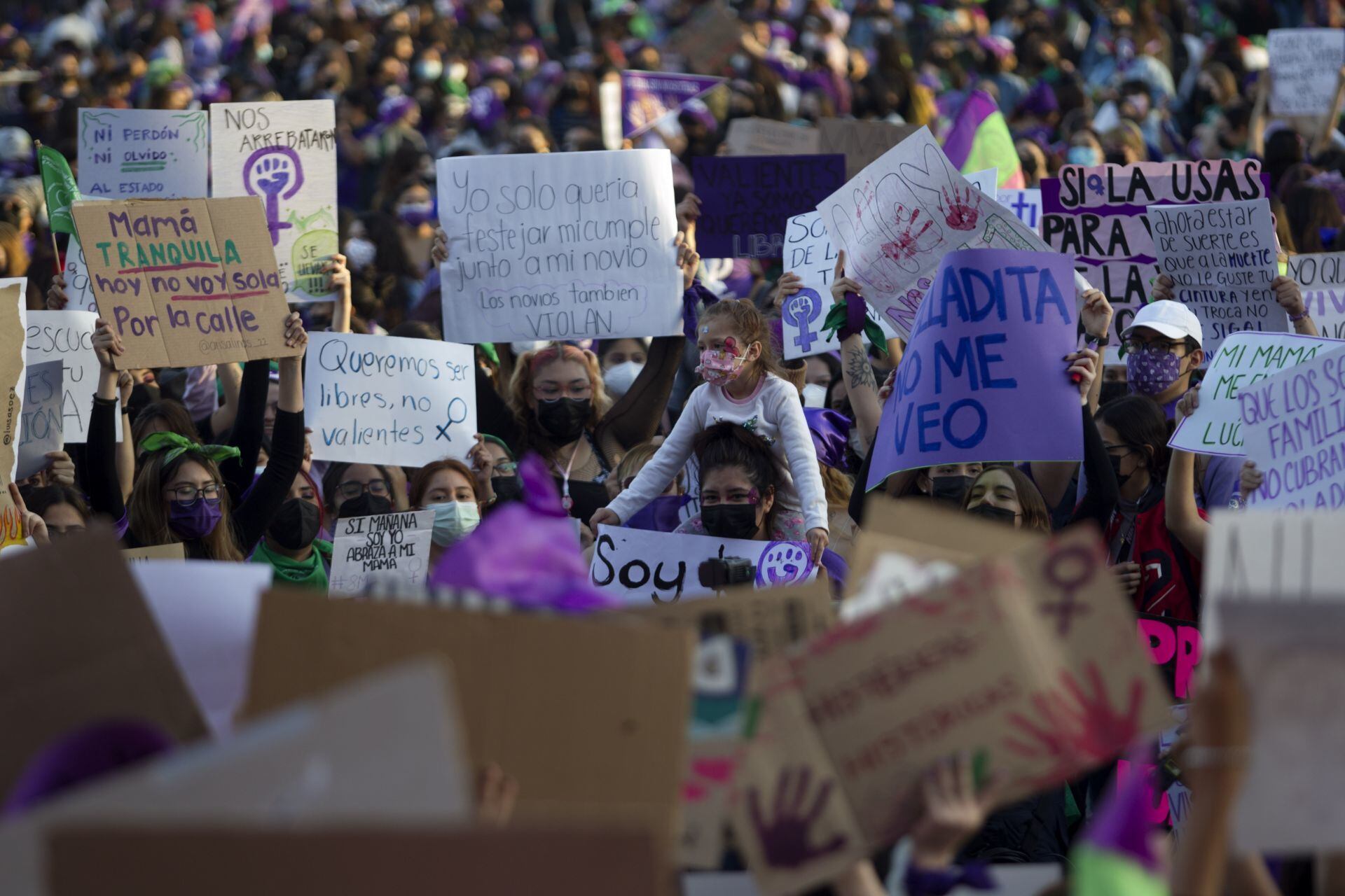 Protesta 25 de noviembre en México (imagen ilustrativa)