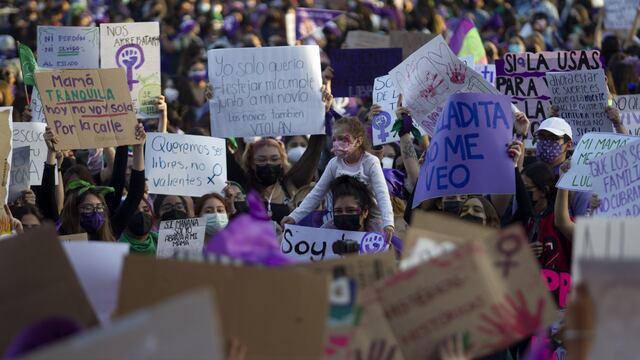 Protesta 25 de noviembre en México (imagen ilustrativa)