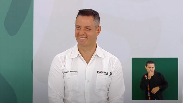 Alejandro Murat, gobernador de Oaxaca/captura de video