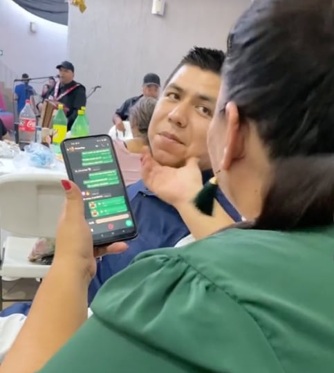 infidelidad de una mujer a su esposo con “Pestañas”