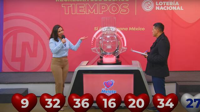 Estos son los números ganadores del Sorteo Melate Retro 1387 de la Lotería Nacional