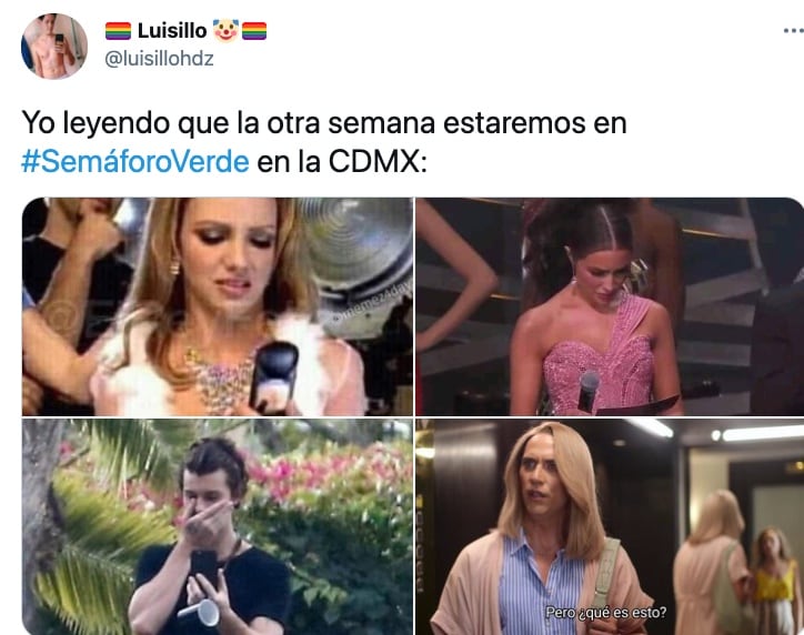Memes semáforo verde CDMX