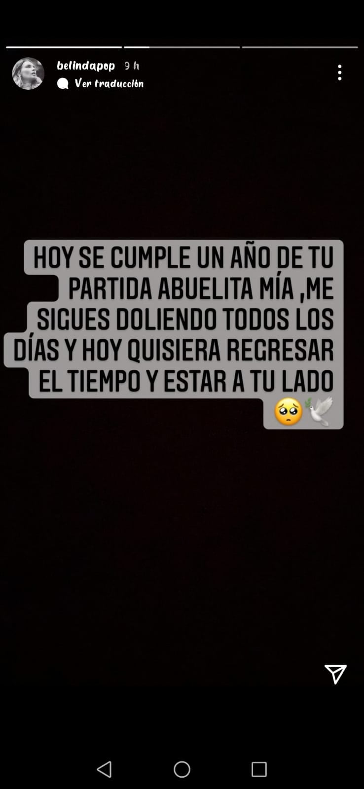Historia de Instagram