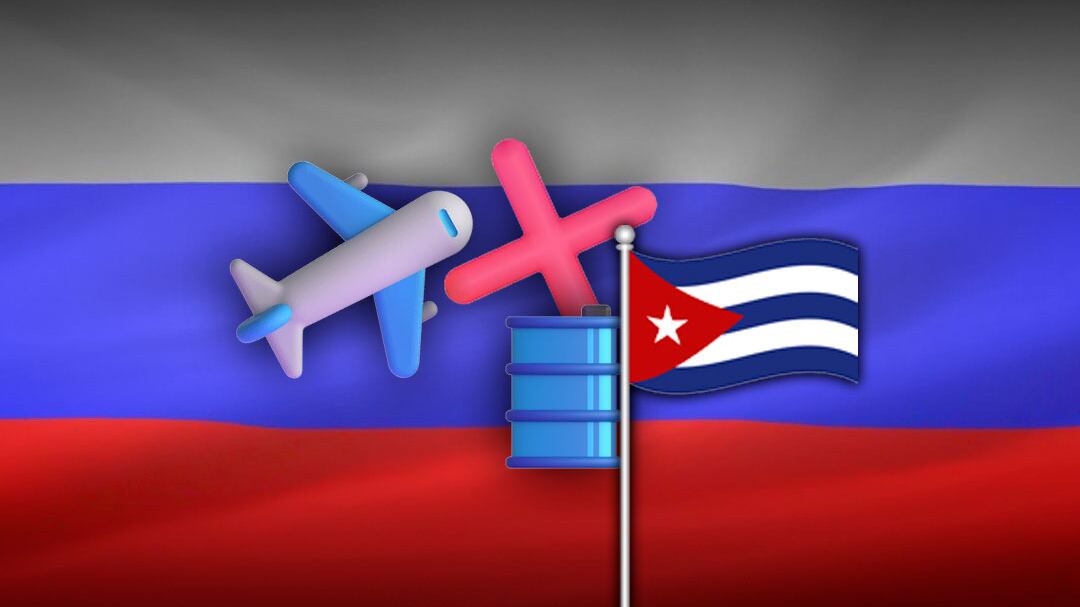 Rusia frena vuelos a Cuba ante la crisis de combustible