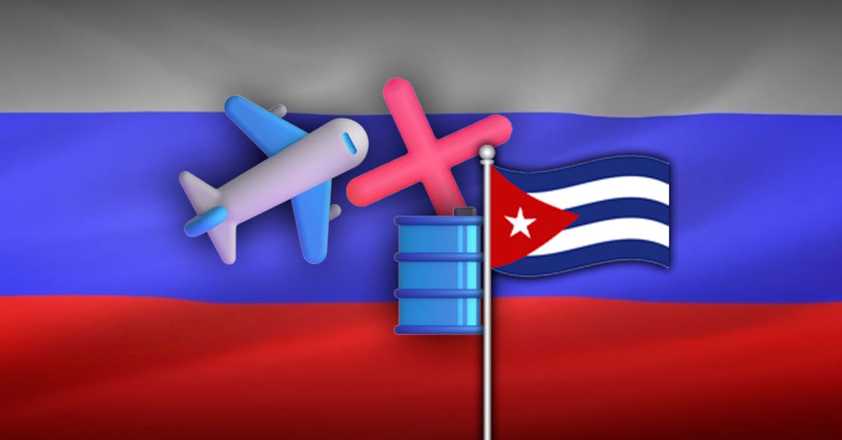 Rusia frena vuelos a Cuba ante la crisis de combustible