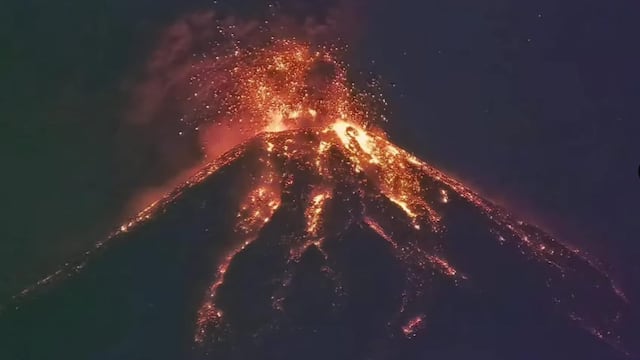 Erupción volcán de Fuego Guatemala 10 de marzo