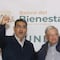 Sergio Salomón Céspedes Peregrina y AMLO sostienen reunión de trabajo en Puebla