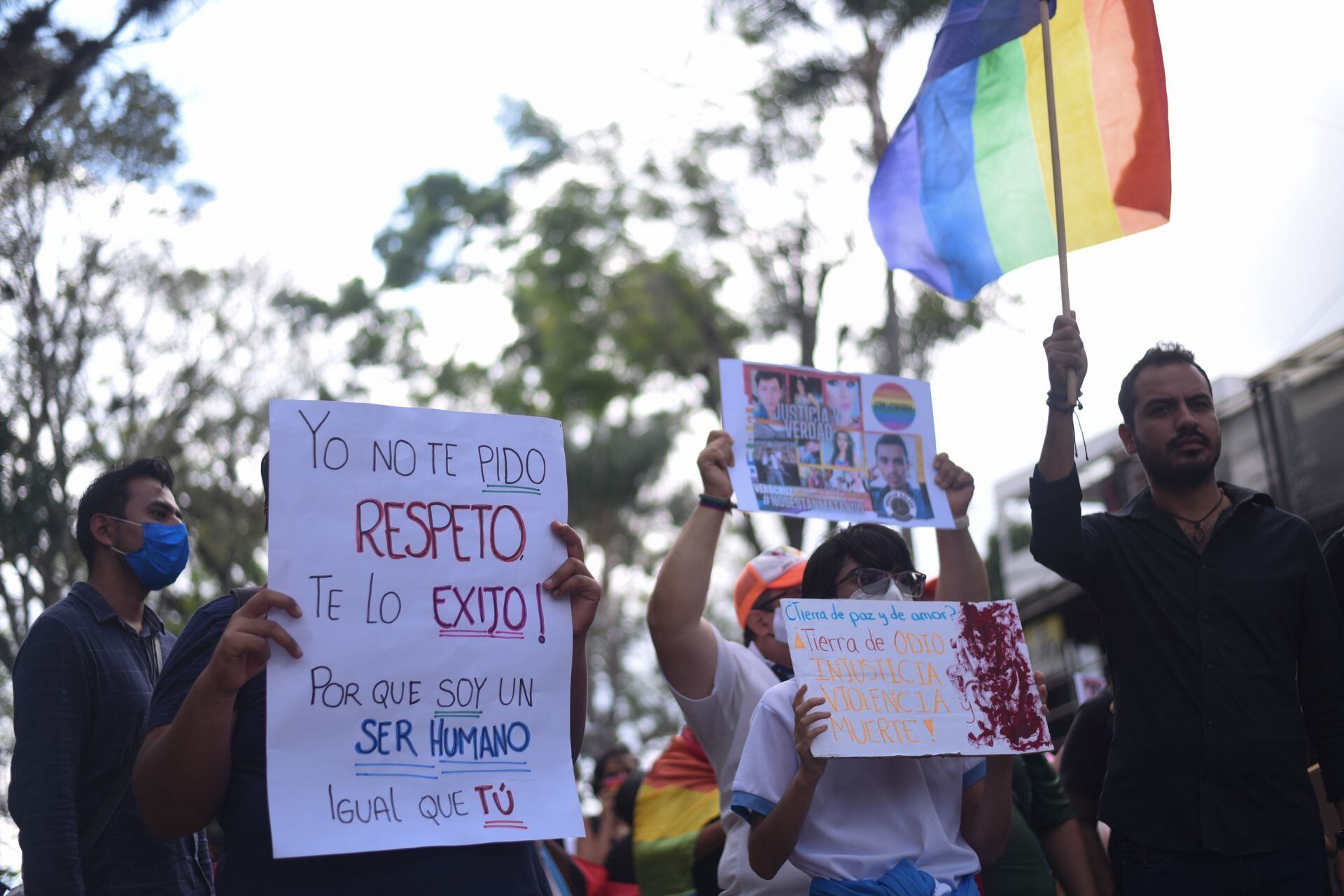 Protesta contra crímenes de odio en México